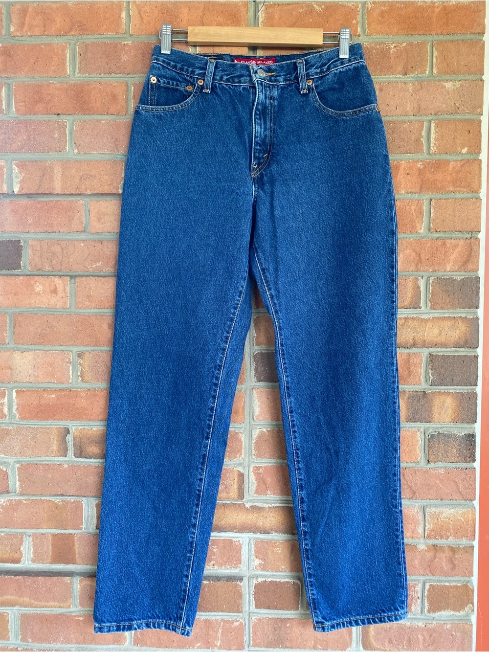 Levi's Dark Blue Denim Jeans with Red Tab